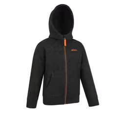 Mountain Warehouse Childrens/Kids Nevis Full Zip Hoodie - 7-8 Years, Dark Khaki