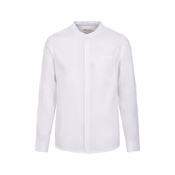 Mountain Warehouse Mens Lowe Linen Blend Grandad Collar Shirt - 3XL, White