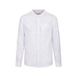 Mountain Warehouse Mens Lowe Linen Blend Grandad Collar Shirt - 3XL, White