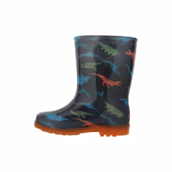 Mountain Warehouse Childrens/Kids Splash Dinosaur Light Up Wellington Boots - 12 UK Child, Bright Blue