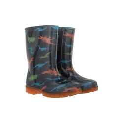 Mountain Warehouse Childrens/Kids Splash Dinosaur Light Up Wellington Boots - 7 UK Child, Bright Blue