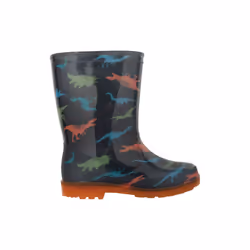 Mountain Warehouse Childrens/Kids Splash Dinosaur Light Up Wellington Boots - 7 UK Child, Bright Blue