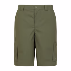Mountain Warehouse Mens Trek Shorts - 34R, Khaki Green