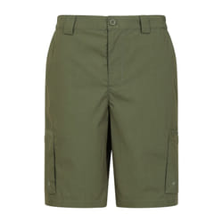 Mountain Warehouse Mens Trek Shorts - 34R, Khaki Green