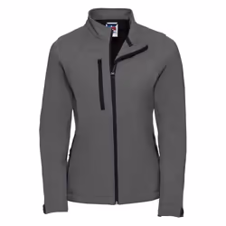 Russell Womens/Ladies 3 Layer Soft Shell Jacket - L, Titanium