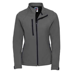 Russell Womens/Ladies 3 Layer Soft Shell Jacket - L, Titanium