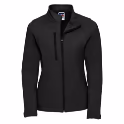Russell Womens/Ladies 3 Layer Soft Shell Jacket - XS, Black
