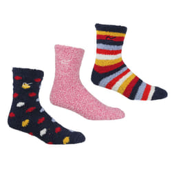 Regatta Womens/Ladies Cosy Socks (Pack of 3) - 3 UK-5 UK, Navy/Duchess
