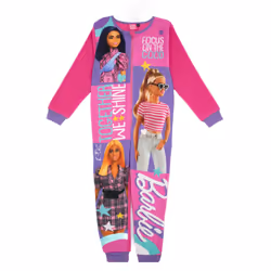 Barbie Girls Together We Smile All-In-One Nightwear - 9-10 Years, Pink