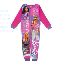 Barbie Girls Together We Smile All-In-One Nightwear - 9-10 Years, Pink