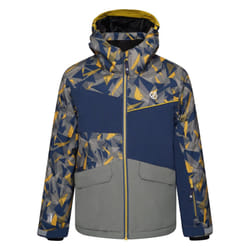 Dare 2B Childrens/Kids Glee II Geometric Ski Jacket - 1-2 Years, Moss Yellow/Agave Green