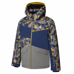 Dare 2B Childrens/Kids Glee II Geometric Ski Jacket - 1-2 Years, Moss Yellow/Agave Green