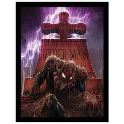 Spider-Man Gravestone Framed Poster