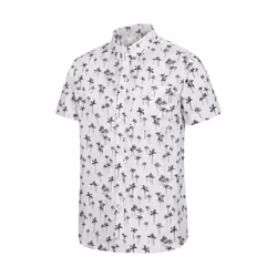 Mountain Warehouse Mens Preston Illustration Palm Tree Shirt - M, Off White