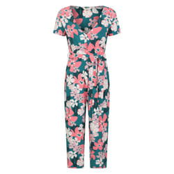 Mountain Warehouse Womens/Ladies Santorini Floral Wrap Jumpsuit - 8 UK, Multicoloured