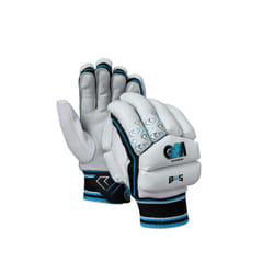 Gunn And Moore Childrens/Kids Diamond Leather Palm 2024 Left Hand Batting Glove - 16.5cm, White/Black