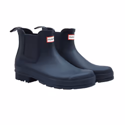 Hunter Mens Original Chelsea Boots - 7 UK, Navy