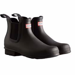 Hunter Mens Original Chelsea Boots - 9 UK, Black