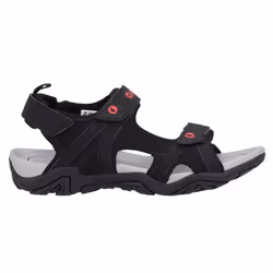 Hi-Tec Mens Crater Sandals - 7 UK, Black/Grey/Red