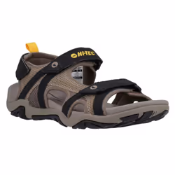 Hi-Tec Mens Crater Sandals - 8 UK, Dark Taupe/Light Taupe