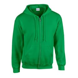 Gildan Mens Heavy Blend Full Zip Hoodie - M, Irish Green