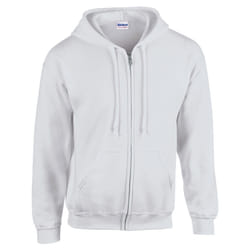 Gildan Mens Heavy Blend Full Zip Hoodie - XXL, Ash