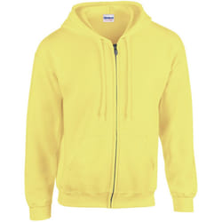 Gildan Mens Heavy Blend Full Zip Hoodie - M, Safety Green