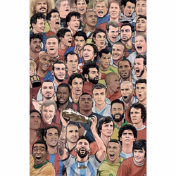 Pyramid International Legends Football's Greatest Players Poster