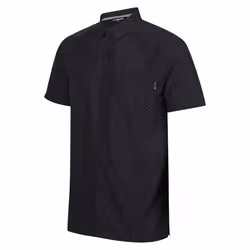 Regatta Mens Mindano VIII Criss-Cross Shirt - M, Black/Ash