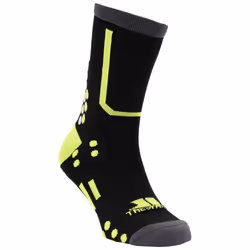 Trespass Unisex Adult Dash Cycling Compression Socks - 3 UK-6 UK, Black