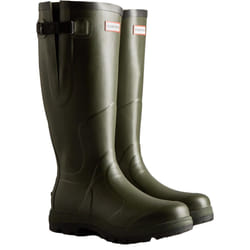 Hunter Mens Balmoral Adjustable Wellington Boots - 4 UK, Dark Olive
