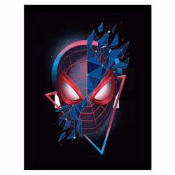 Spider-Man Geometric Framed Poster