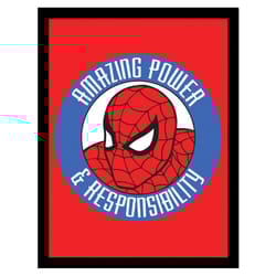 Spider-Man Amazing Power & Responsibility Framed Poster