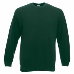 Fruit of the Loom Mens Classic 80/20 Set-in Sweatshirt - M, Bottle Green