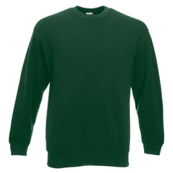 Fruit of the Loom Mens Classic 80/20 Set-in Sweatshirt - XL, Bottle Green