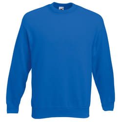 Fruit of the Loom Mens Classic 80/20 Set-in Sweatshirt - S, Royal Blue