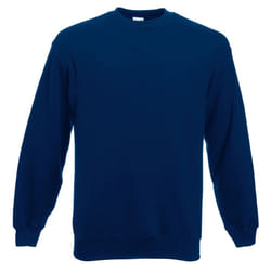 Fruit of the Loom Mens Classic 80/20 Set-in Sweatshirt - 3XL, Navy