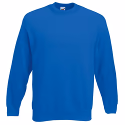 Fruit of the Loom Mens Classic 80/20 Set-in Sweatshirt - M, Royal Blue