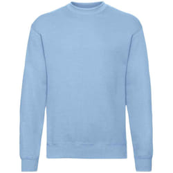 Fruit of the Loom Mens Classic 80/20 Set-in Sweatshirt - M, Sky Blue