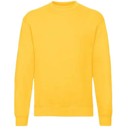Fruit of the Loom Mens Classic 80/20 Set-in Sweatshirt - XL, Sunflower
