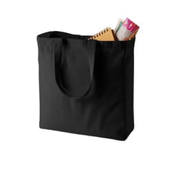 Quadra Canvas Classic Shopper Bag - 19 Litres - One Size, Black