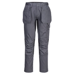 Portwest Mens WX2 Cargo Trousers - 36R, Metal Grey