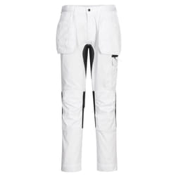 Portwest Mens WX2 Cargo Trousers - 32R, White