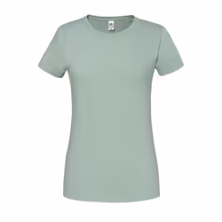 Fruit of the Loom Womens/Ladies Premium Ringspun Cotton Lady Fit T-Shirt - XS, Sage