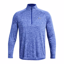 Under Armour Mens Tech Half Zip Top - 3XL, Royal Blue