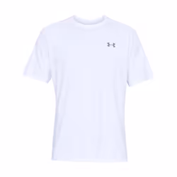 Under Armour Mens Tech T-Shirt - L, White/Grey