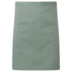 Premier Colours Front Pocket Waist Apron - One Size, Sage