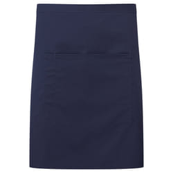 Premier Colours Front Pocket Waist Apron - One Size, Navy