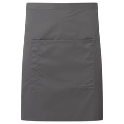 Premier Colours Front Pocket Waist Apron - One Size, Dark Grey