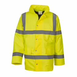 Yoko Unisex Adult Classic Motorway Hi-Vis Padded Jacket - S, Yellow